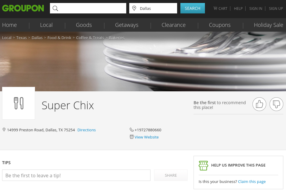 Groupon now integrates discount vouchers with business listings